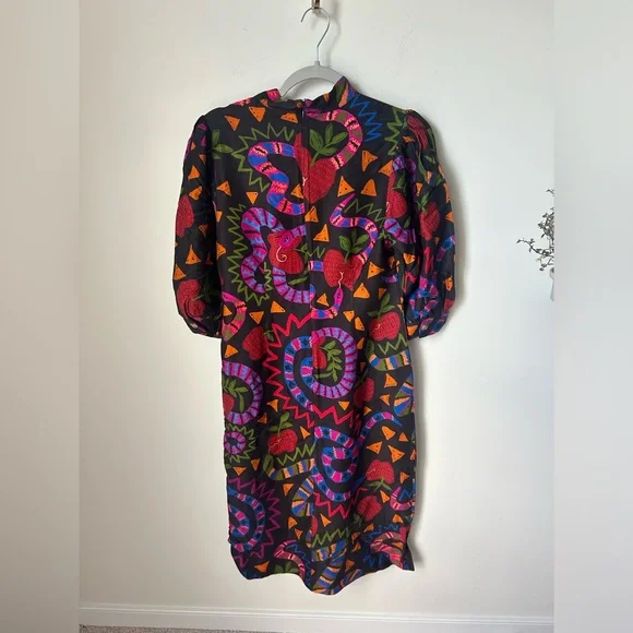 Farm Rio Snake Garden Midi Dress - Picture 5 of 6